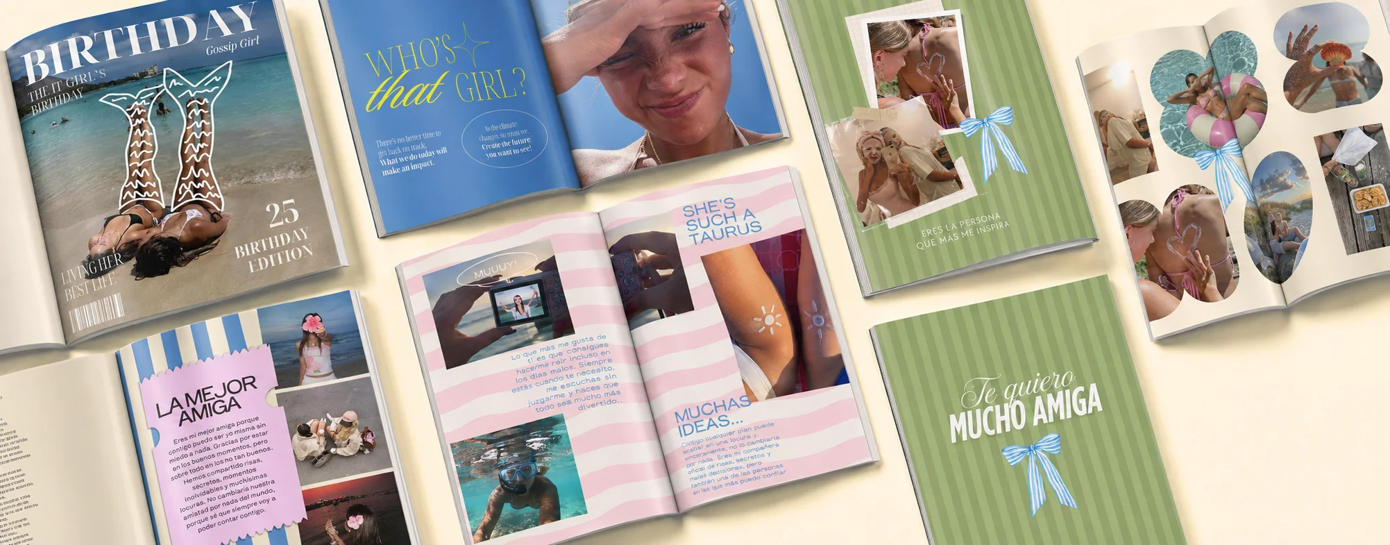 Plantilla de revista editorial en Canva